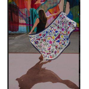 Allison Castillo Designs Texas Forever - Otomi Inspired Scarf